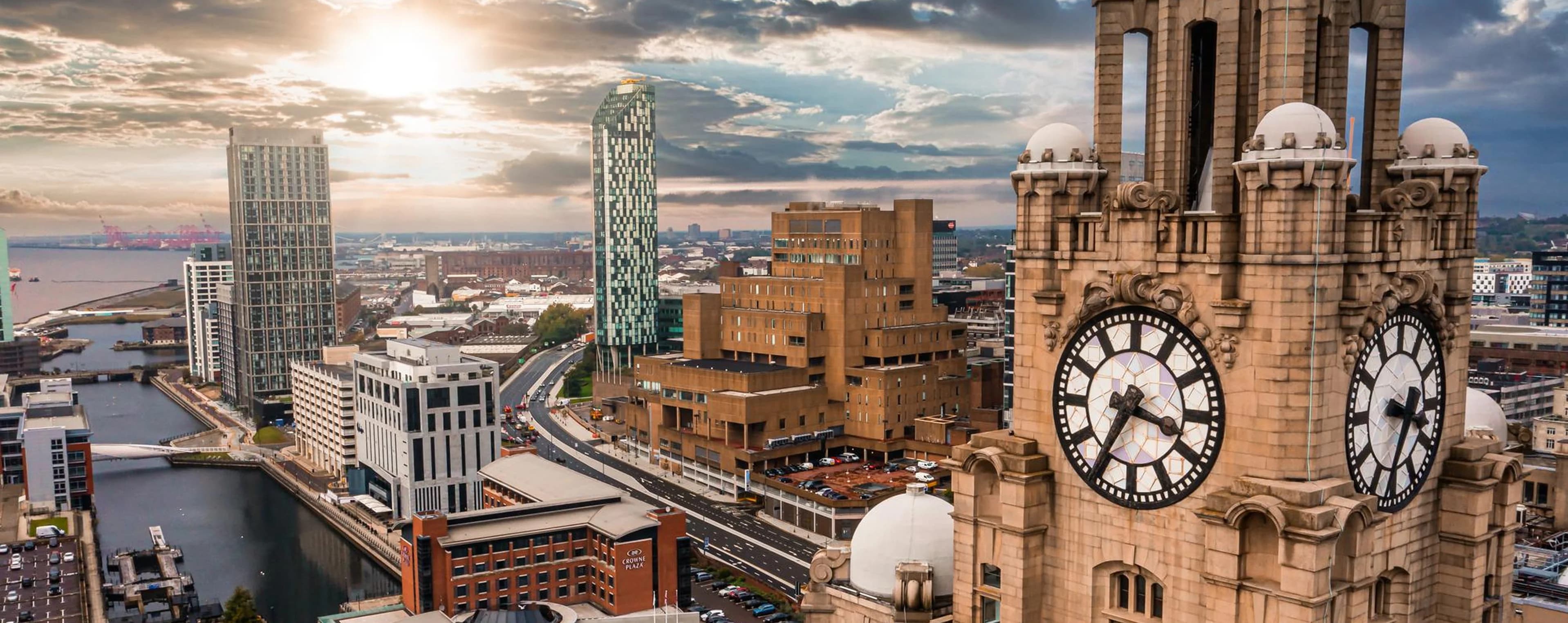 Liverpool Royal Liver Building Skyline